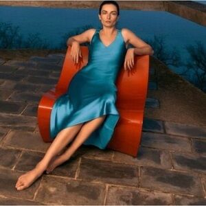 Zara Blue Midi Dress